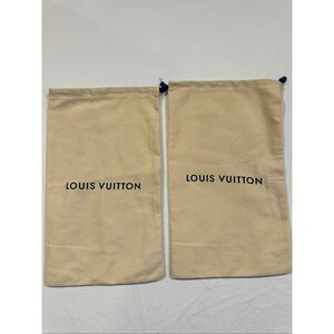 Louis Vuitton (2) dust bags, size 10 x 16.5